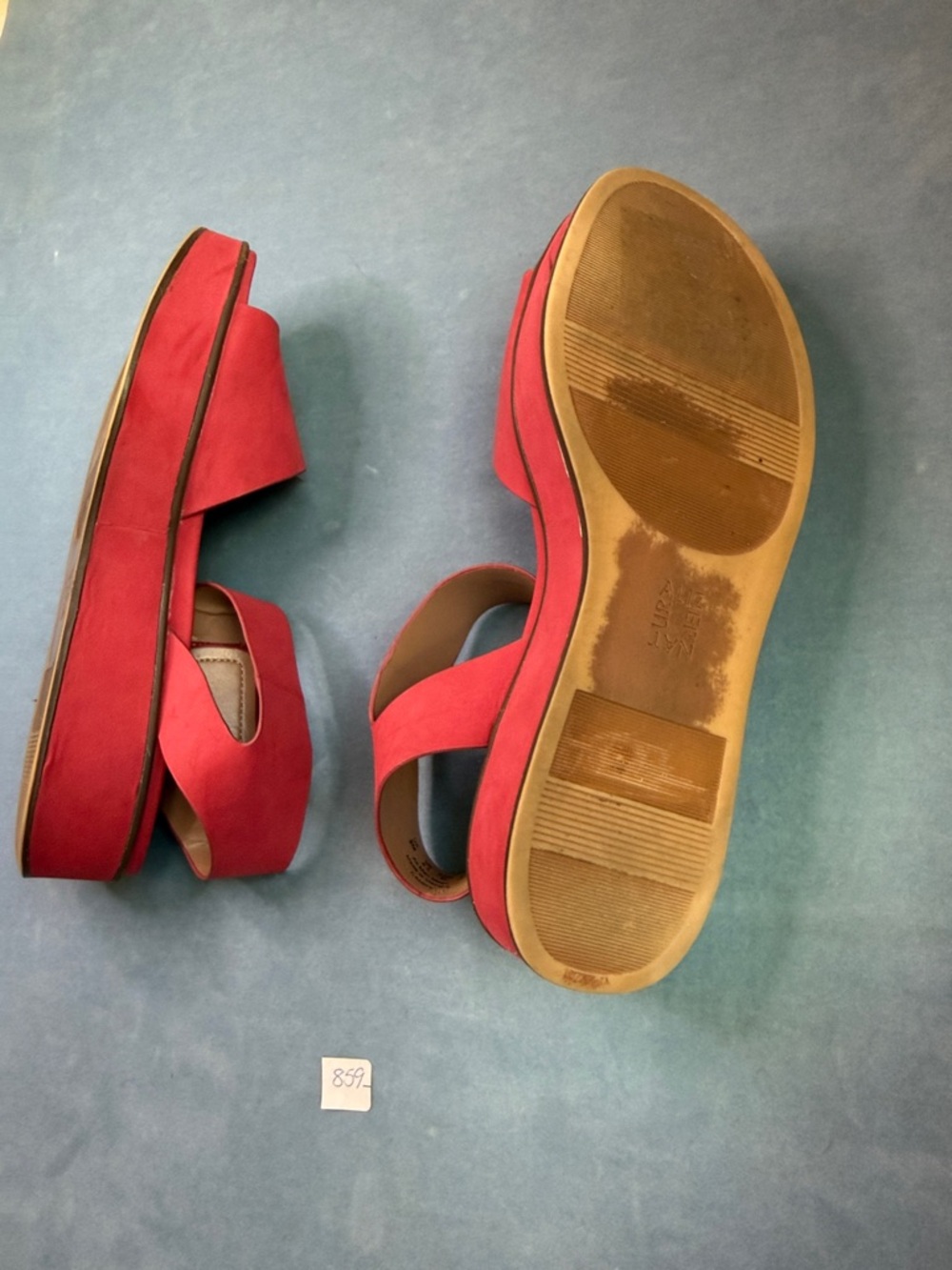 Naturalized Red Women's Ankle-Strap Sandals Size 9 - Picture 5 of 8
